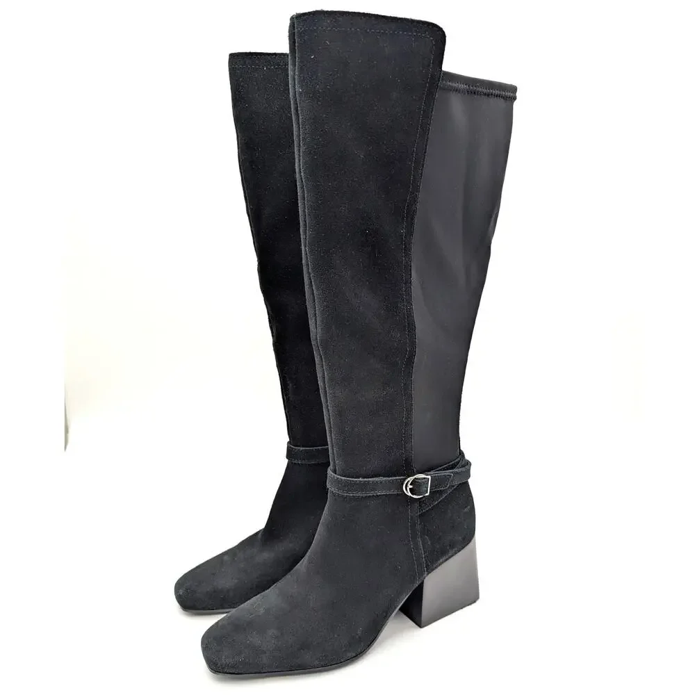Blondo Twyla Waterproof Knee High Boots Women's Black Size US7M EU38